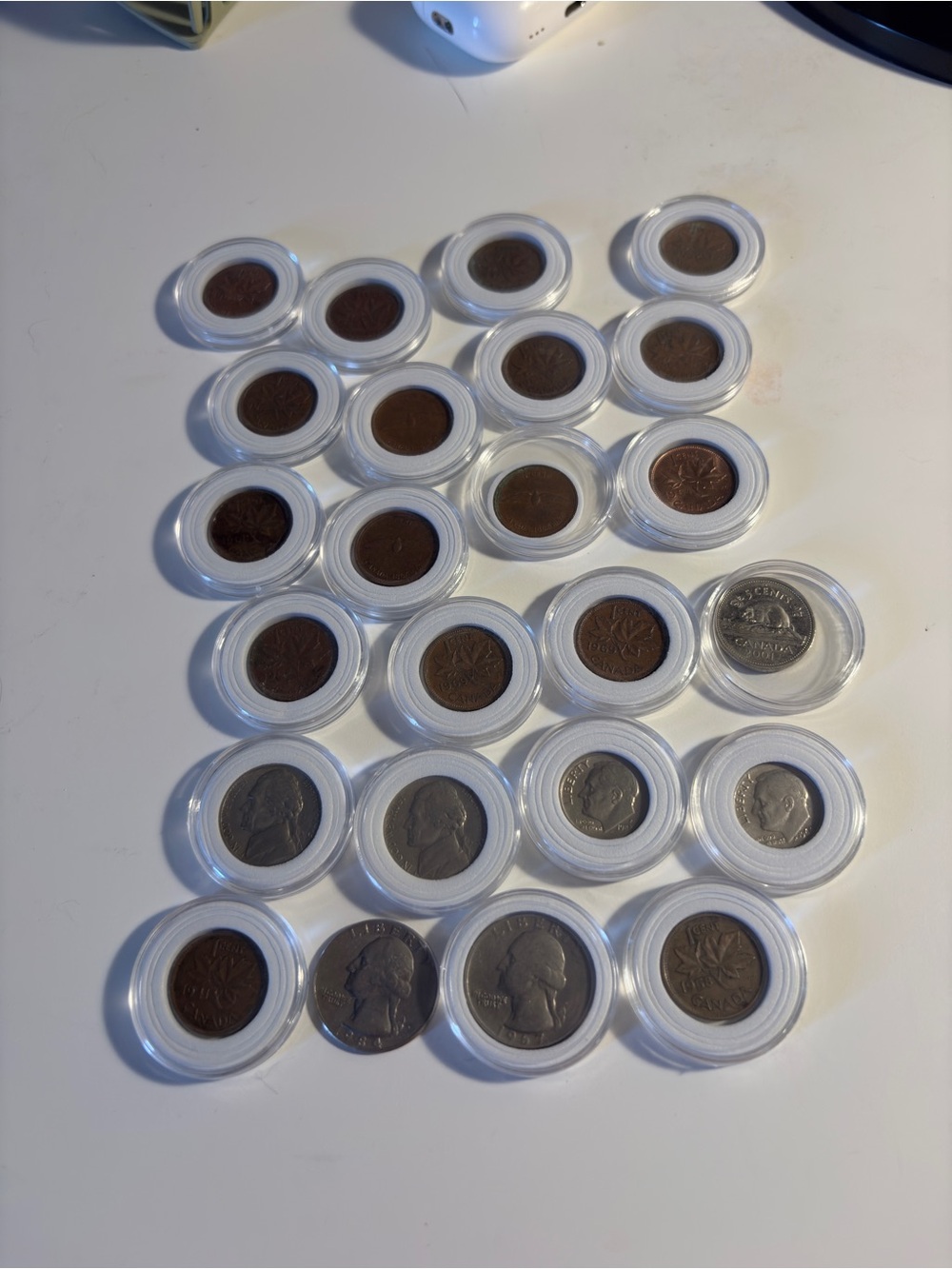 Vintage coin collection